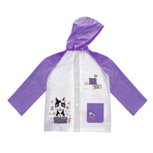 Capa de Chuva Infantil Lilás