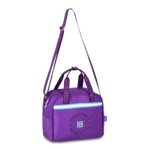 Lancheira Térmica Nylon com Bordado 8″ Roxo