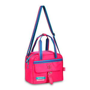Lancheira Térmica Nylon Soft Miçangas – RB24107 Rosa