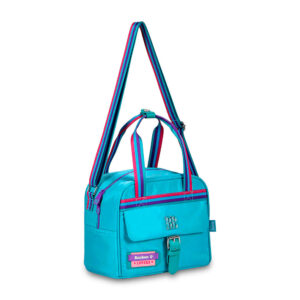 Lancheira Térmica Nylon Soft Miçangas – RB24107 Azul